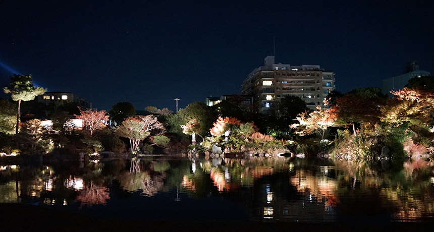 渉成園 夜間特別拝観「渉成園 秋灯り」